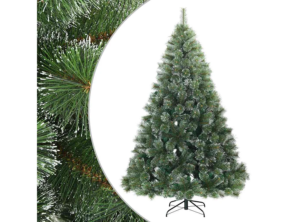 Arbre de Noël Artificiel Moderne à Charnières Flocké avec Neige