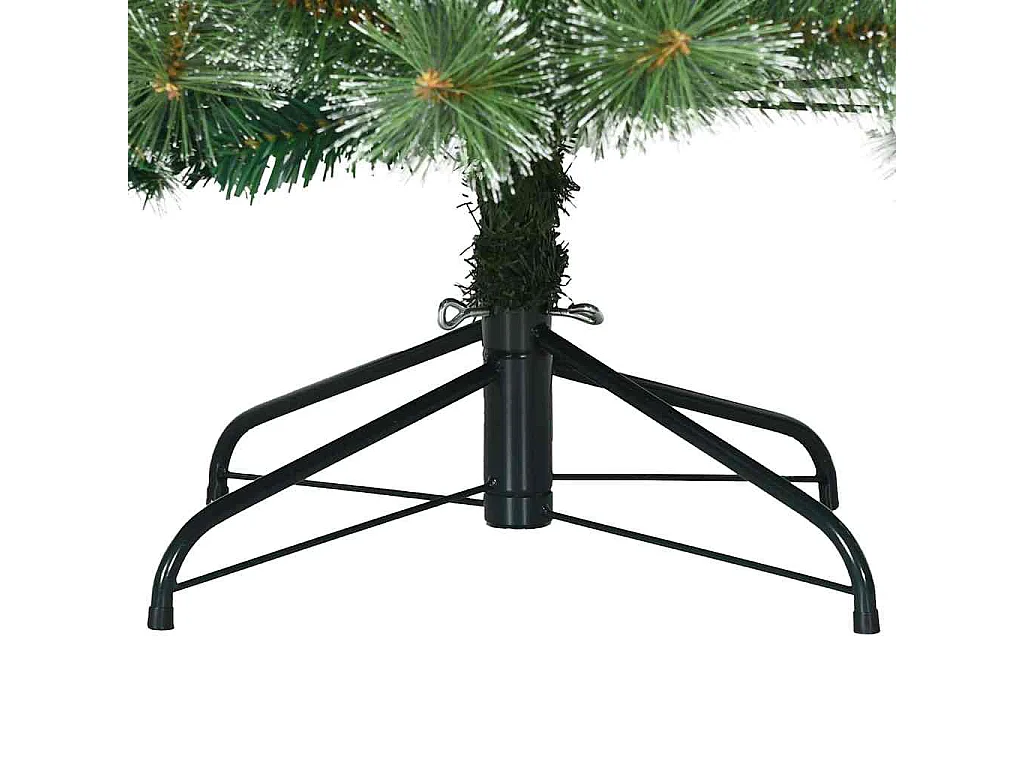 Arbre de Noël Artificiel Moderne à Charnières Flocké avec Neige