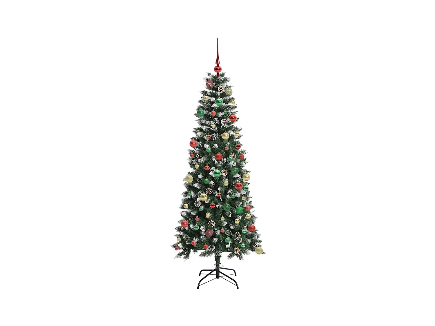 Sapin de Noël artificiel avec 300 LED Vert 76 x 76 x 180 cm