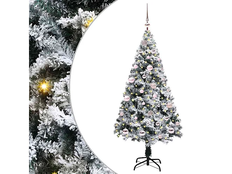 Sapin de Noël artificiel Vert 150 cm PVC, Acier et Plastique