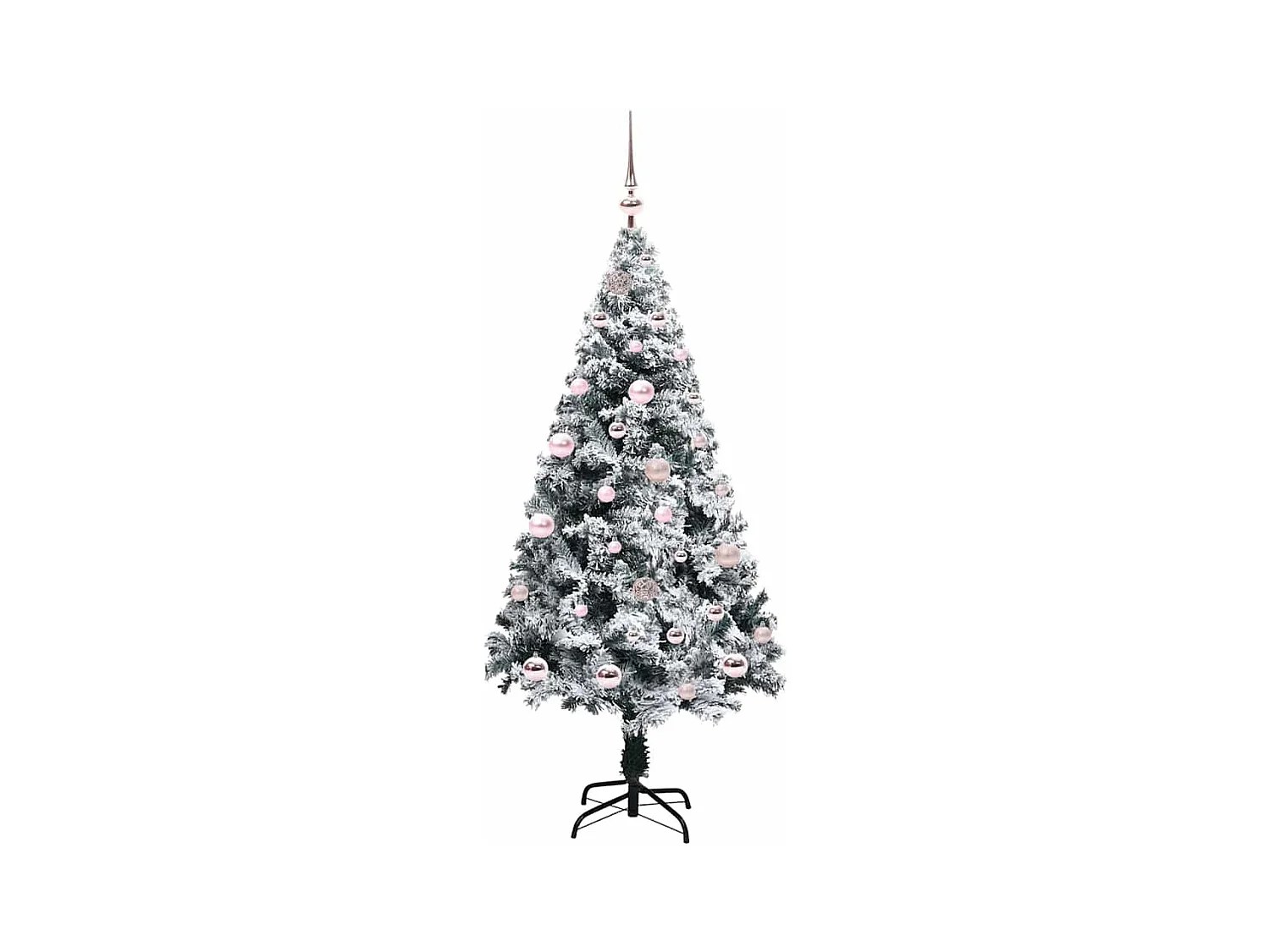 Sapin de Noël artificiel Vert 150 cm PVC, Acier et Plastique