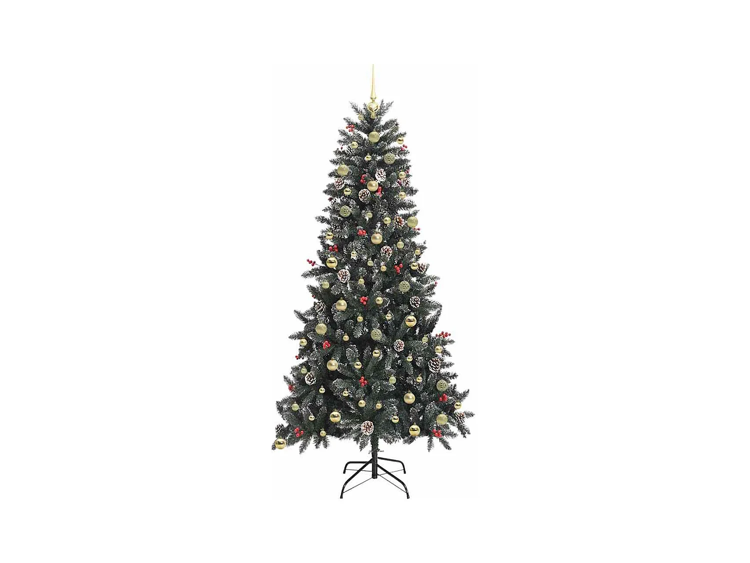 Sapin de Noël artificiel Vert 129,5 x 129,5 x 240 cm