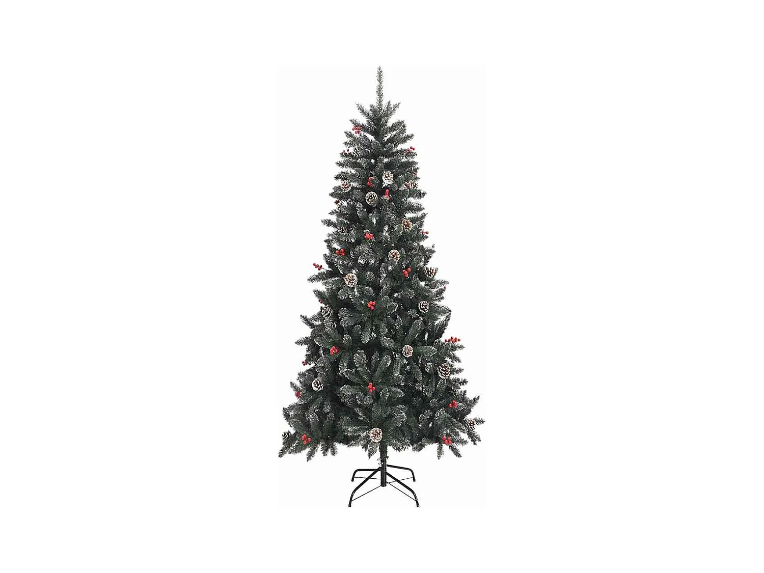 Sapin de Noël artificiel Vert 129,5 x 129,5 x 240 cm