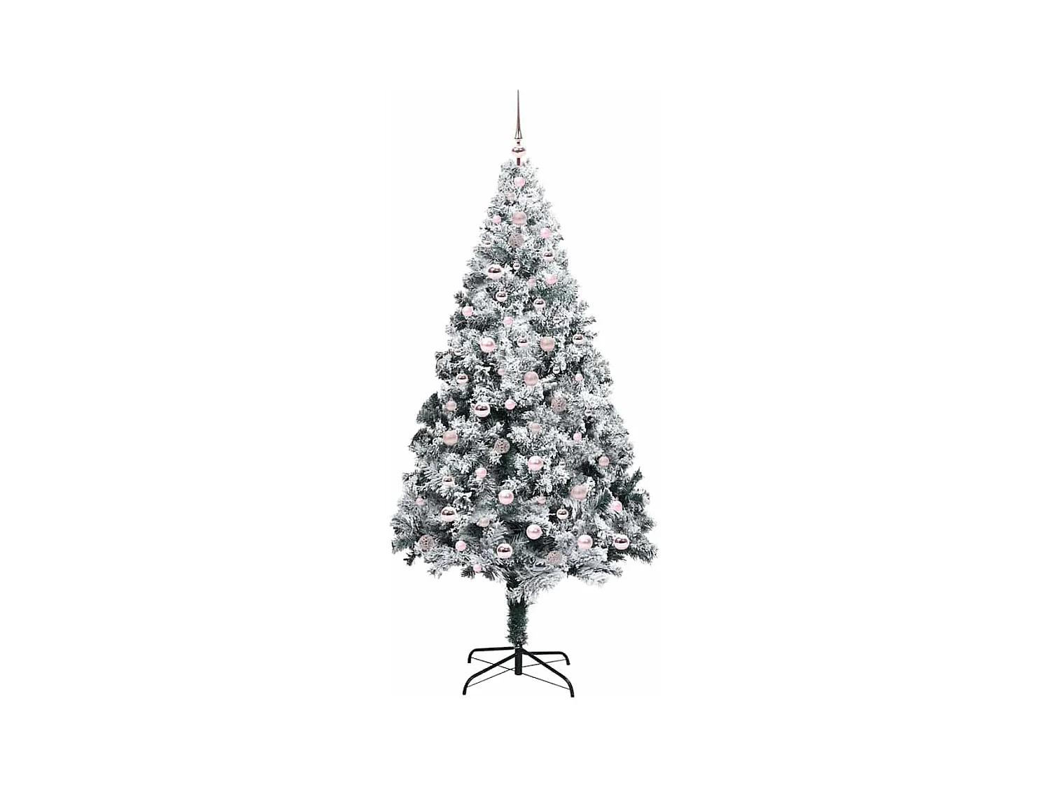 Sapin de Noël artificiel Vert 240 cm PVC, Acier et Plastique