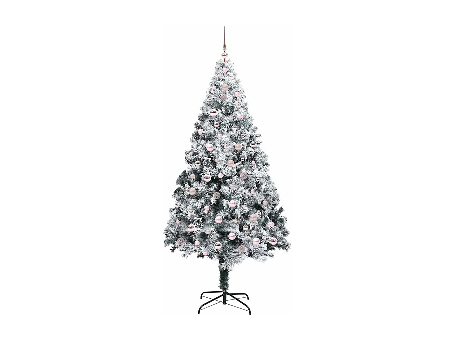Sapin de Noël artificiel Vert 240 cm PVC, Acier et Plastique