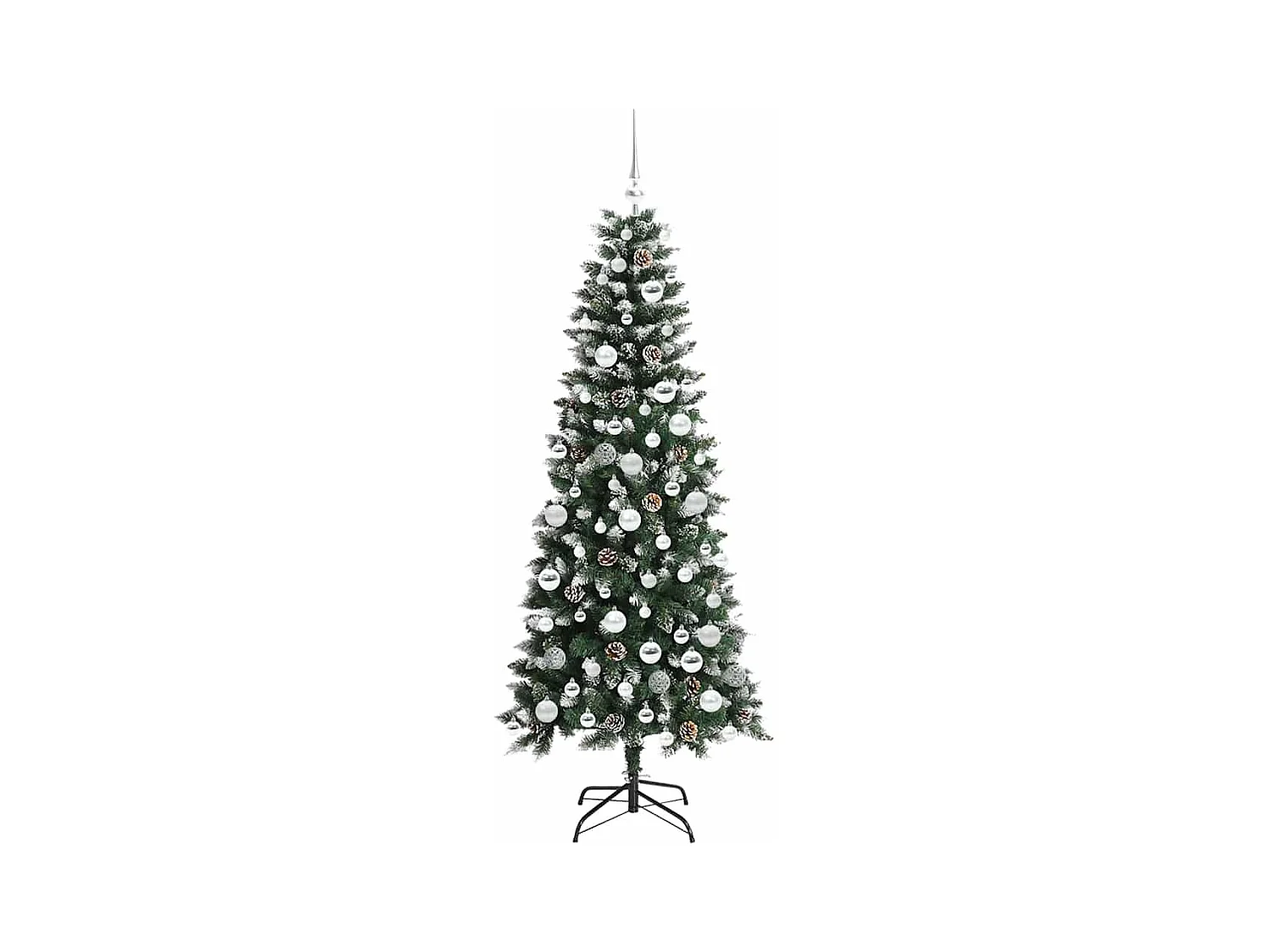 Sapin de Noël artificiel avec 300 LED Vert 76 x 76 x 180 cm