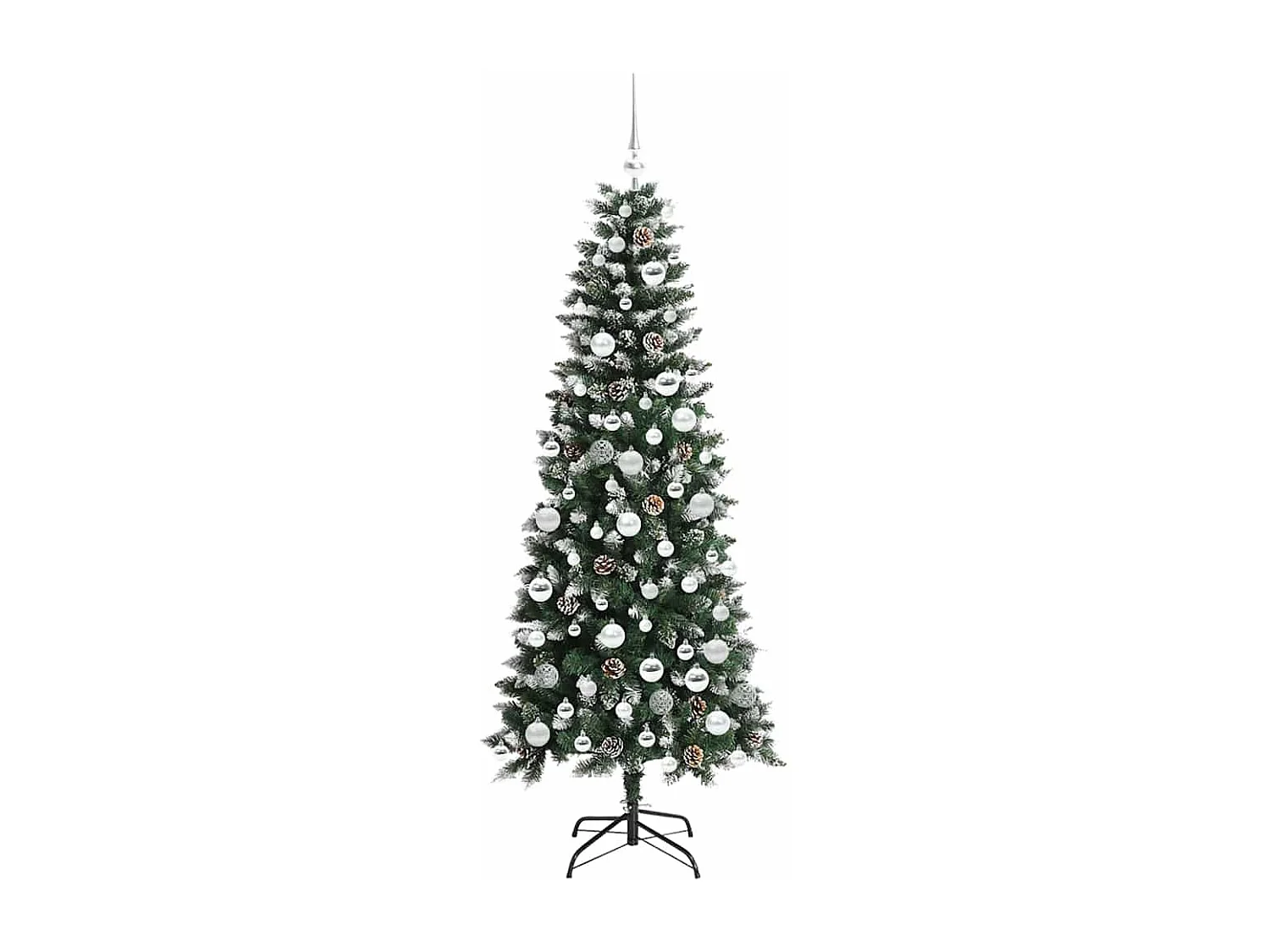 Sapin de Noël artificiel avec 300 LED Vert 76 x 76 x 180 cm