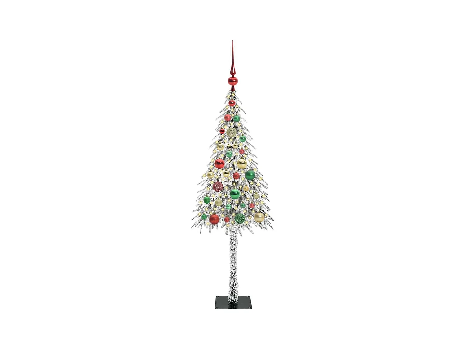 Árbol de Navidad con 150 LED con soporte 120 cm PE y Acero