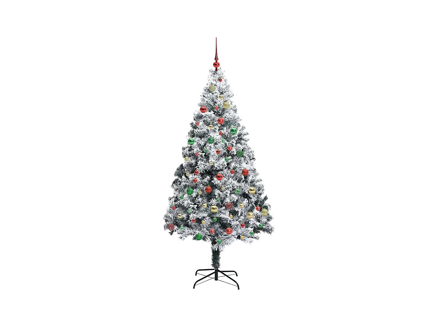 Sapin de Noël artificiel Vert 180 cm PVC, Acier et Plastique