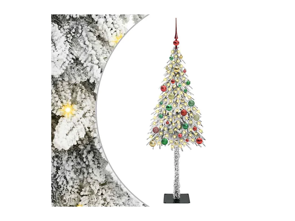 Árbol de Navidad con 150 LED con soporte 150 cm PE y Acero