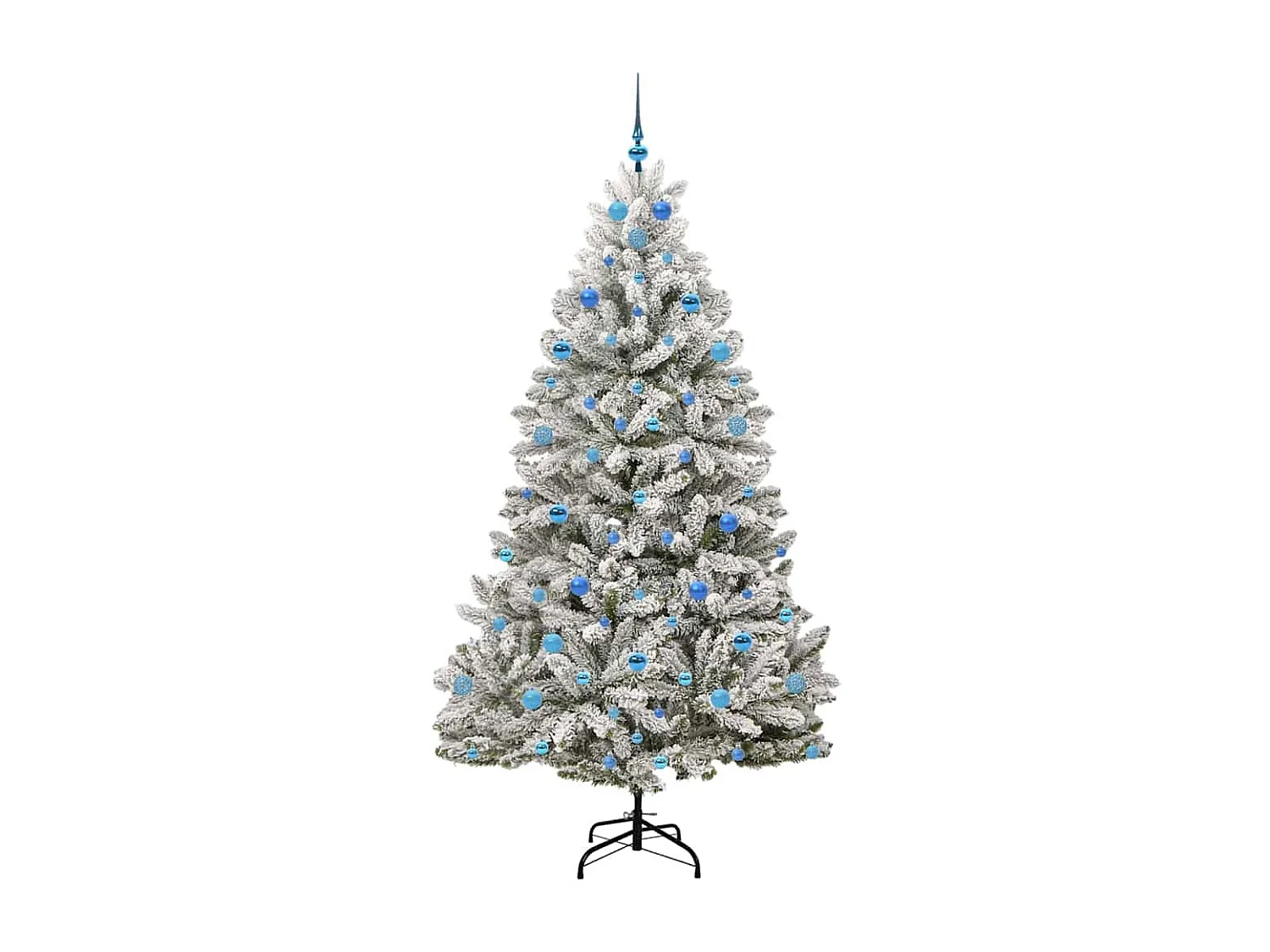 Árbol de Navidad artificial Verde y 210 cm PVC y Metal