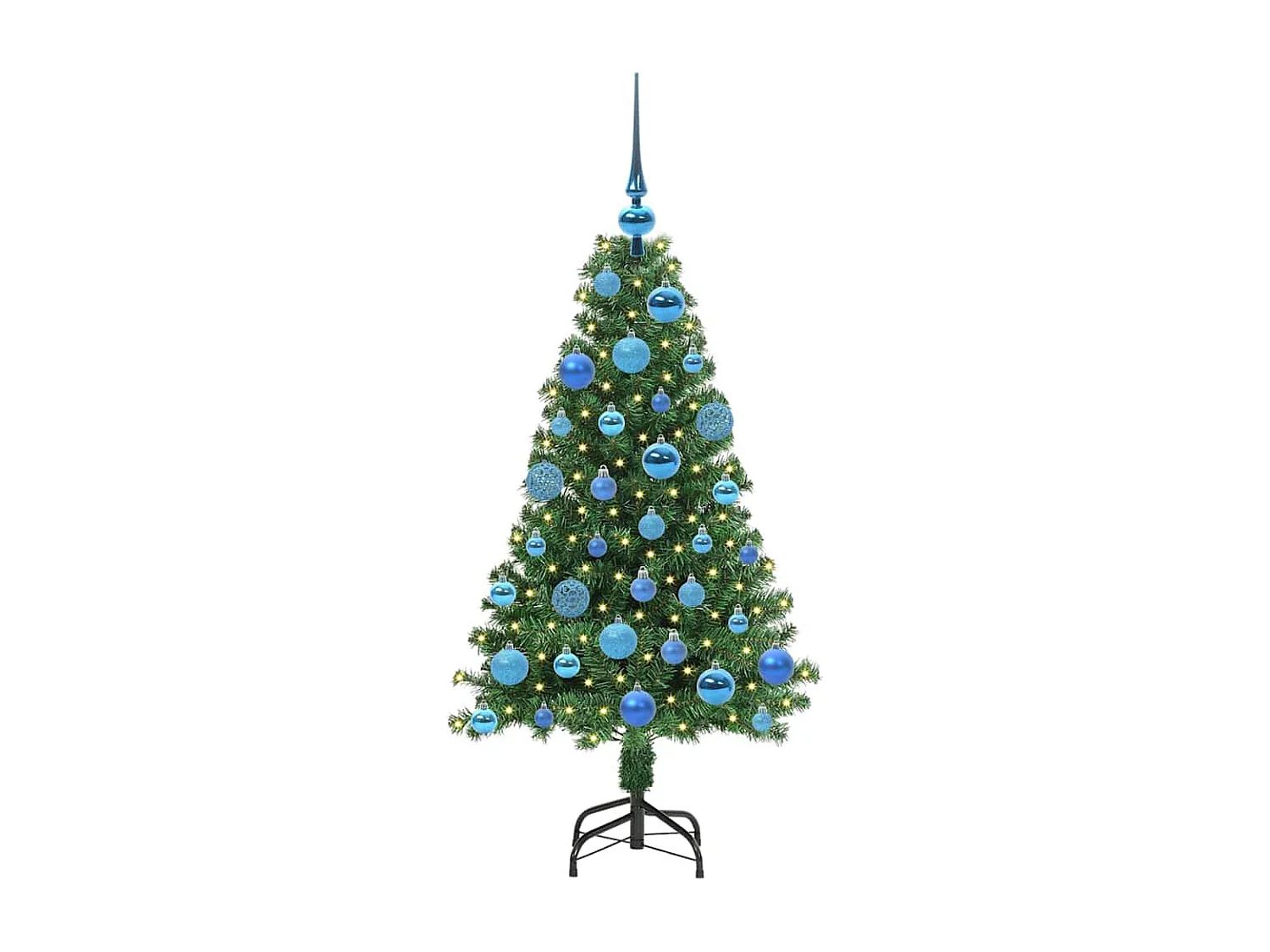 Sapin de Noël artificiel Vert 120 cm PVC, Acier et Plastique