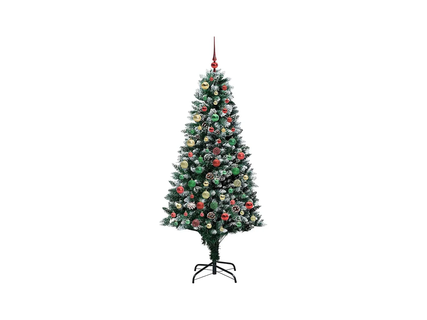 Sapin de Noël artificiel Vert 180 cm PVC, Acier et Plastique