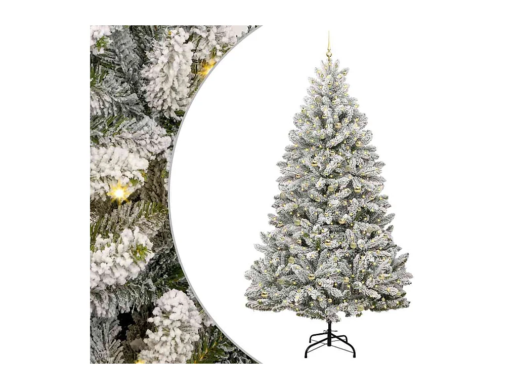 Árbol de Navidad artificial Verde y 300 cm PVC y Metal