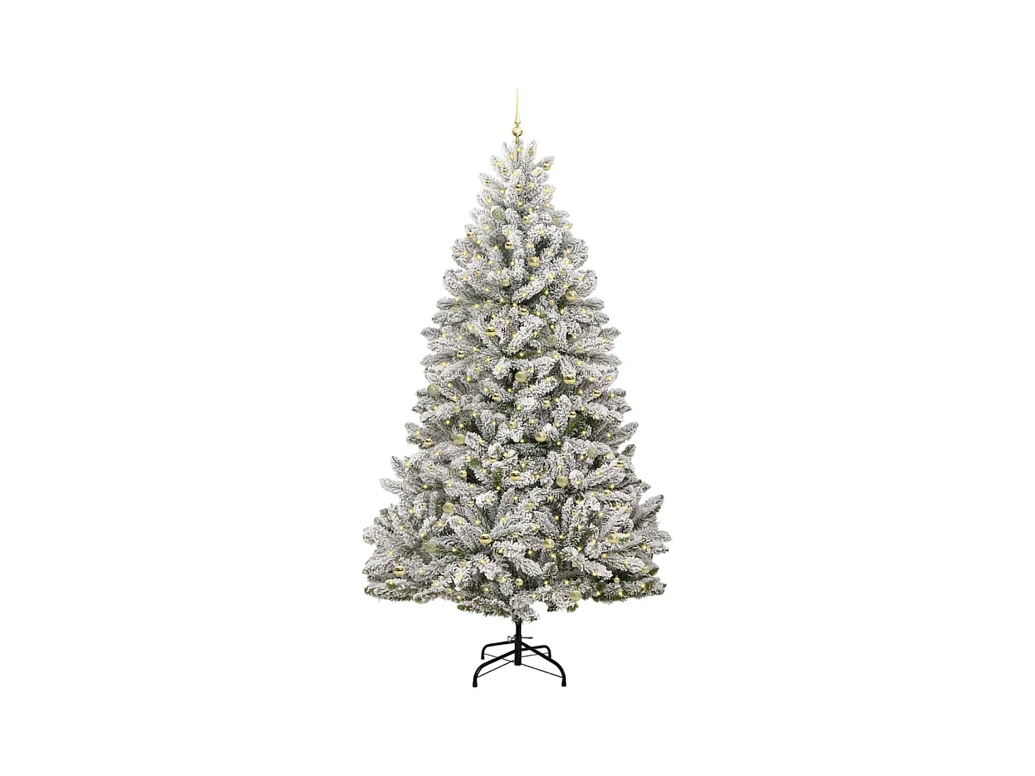 Árbol de Navidad artificial Verde y 300 cm PVC y Metal
