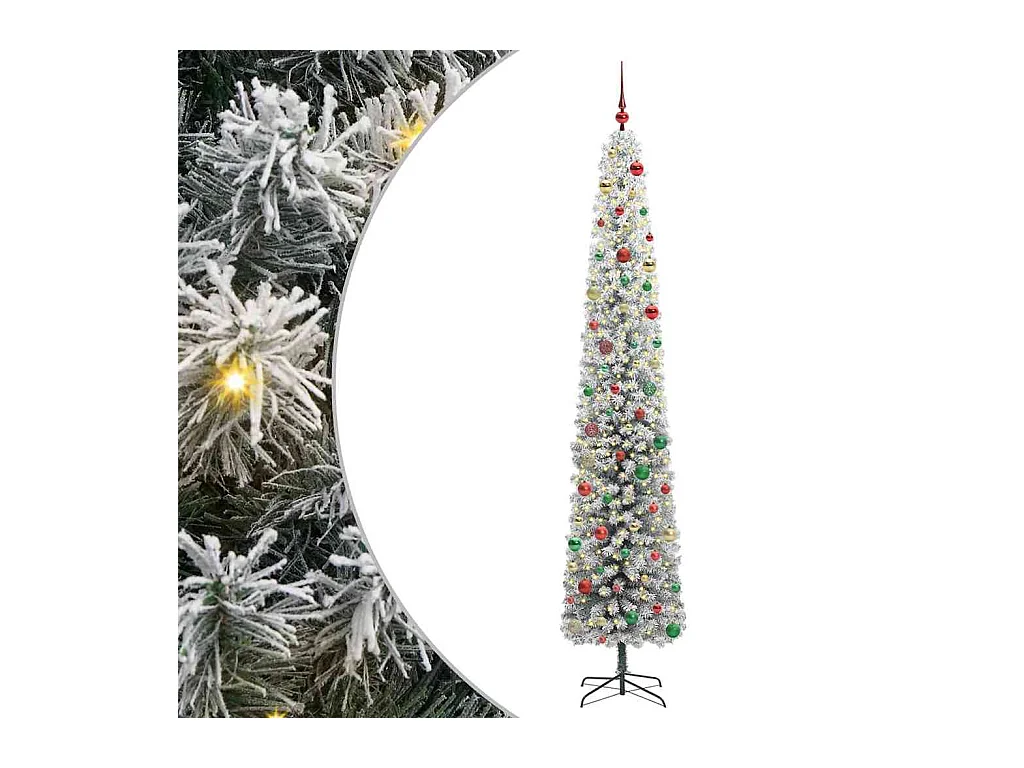 Árbol de Navidad artificial Verde 300 cm PVC, Acero y Plástico