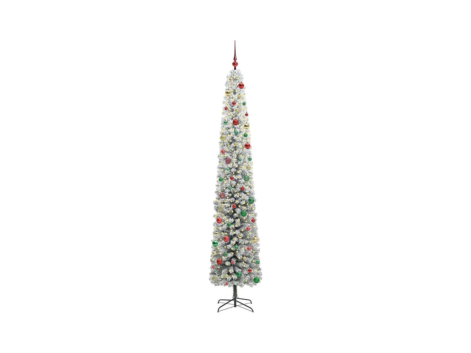 Árbol de Navidad artificial Verde 300 cm PVC, Acero y Plástico