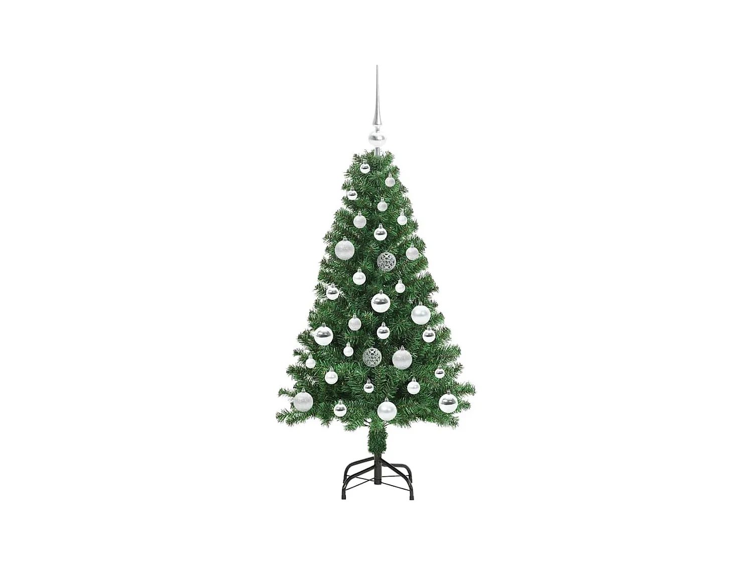 Sapin de Noël artificiel Vert 120 cm PVC, Acier et Plastique