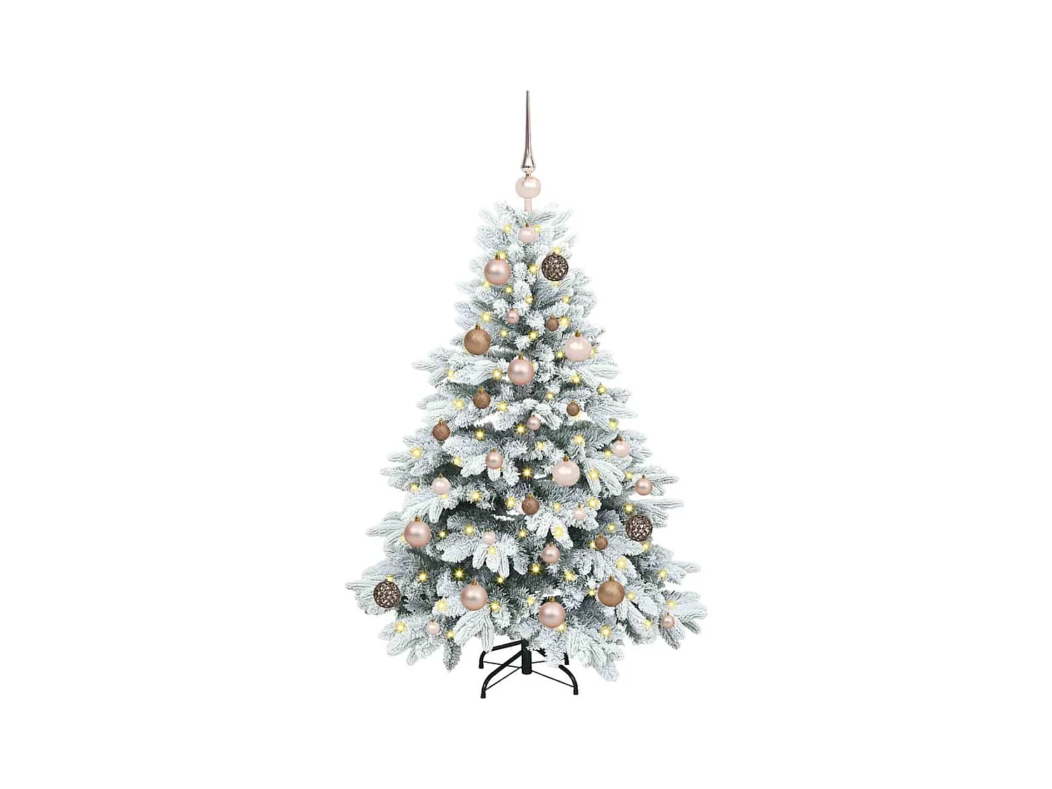 Árbol de Navidad artificial con 150 LED Verde 120 cm PE y PVC