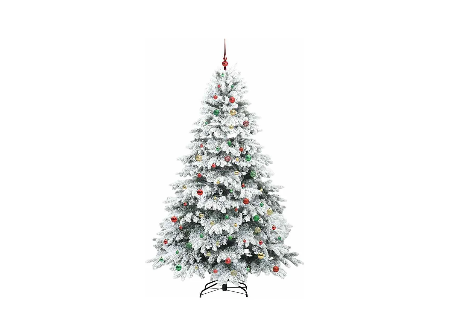 Sapin de Noël artificiel avec 300 LED Vert 240 cm PE et PVC