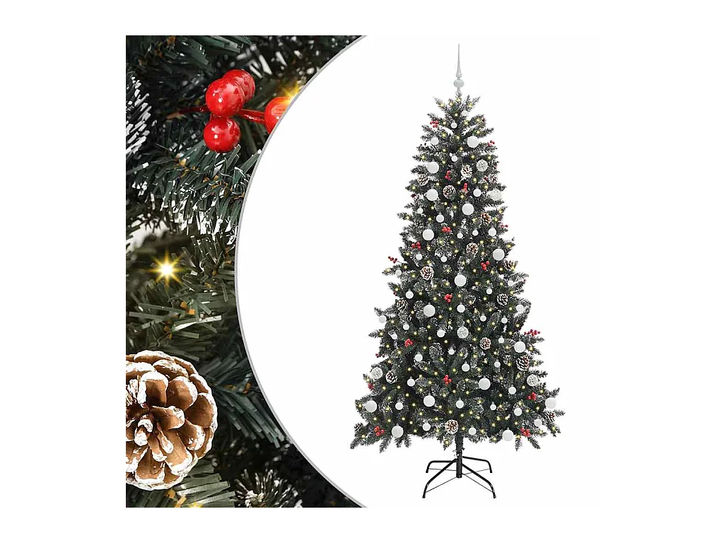 Árvore de Natal Artificial com suporte Verde 114 x 114 x 210 cm