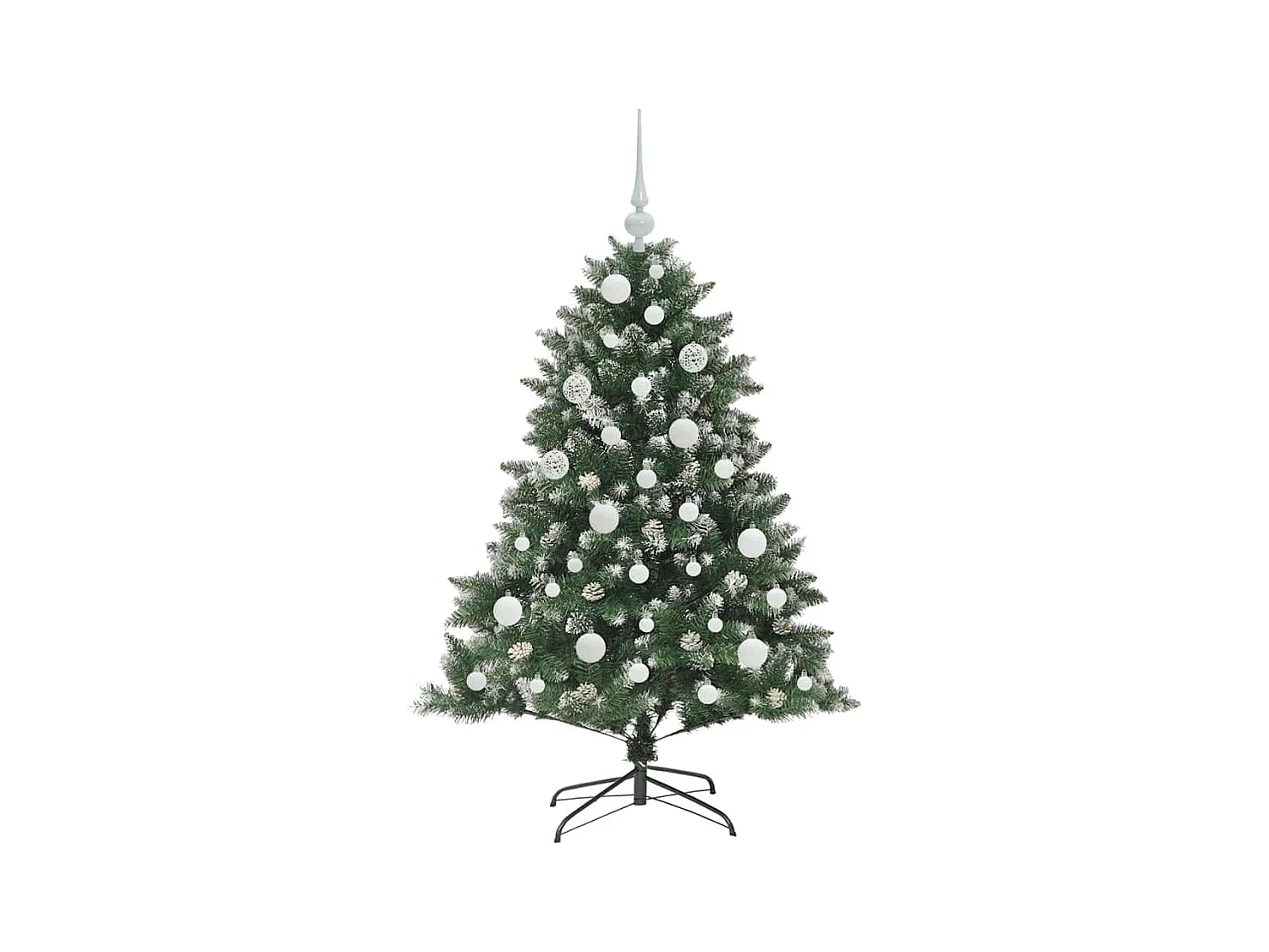 Sapin de Noël artificiel avec 150 LED Vert 85 x 85 x 120 cm
