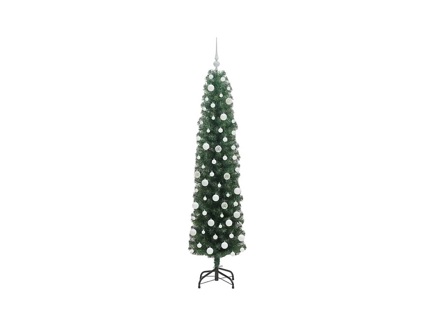 Sapin de Noël artificiel Vert 180 cm PVC et acier et plastique