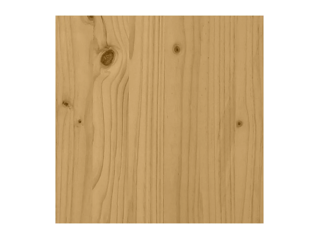 Arbres de Noël avec support Marron 60 cm Bois massif en pin