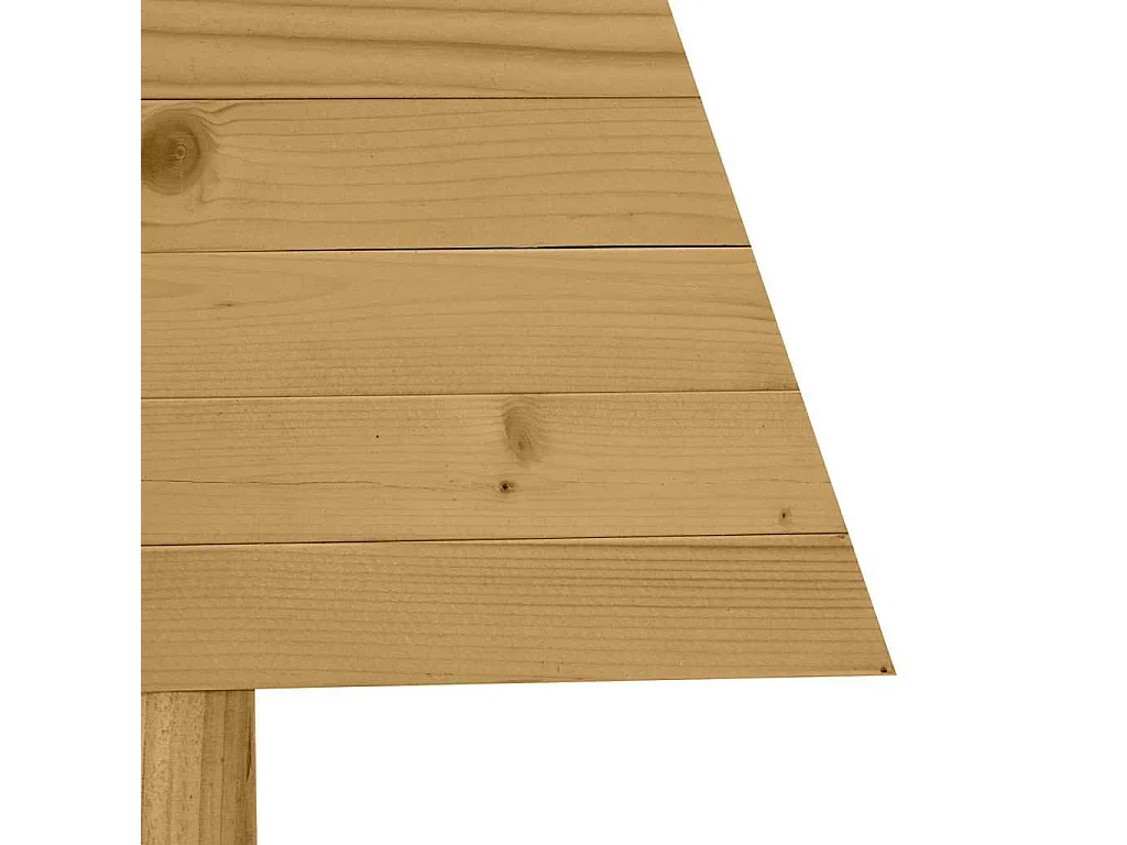 Arbres de Noël avec support Marron 60 cm Bois massif en pin