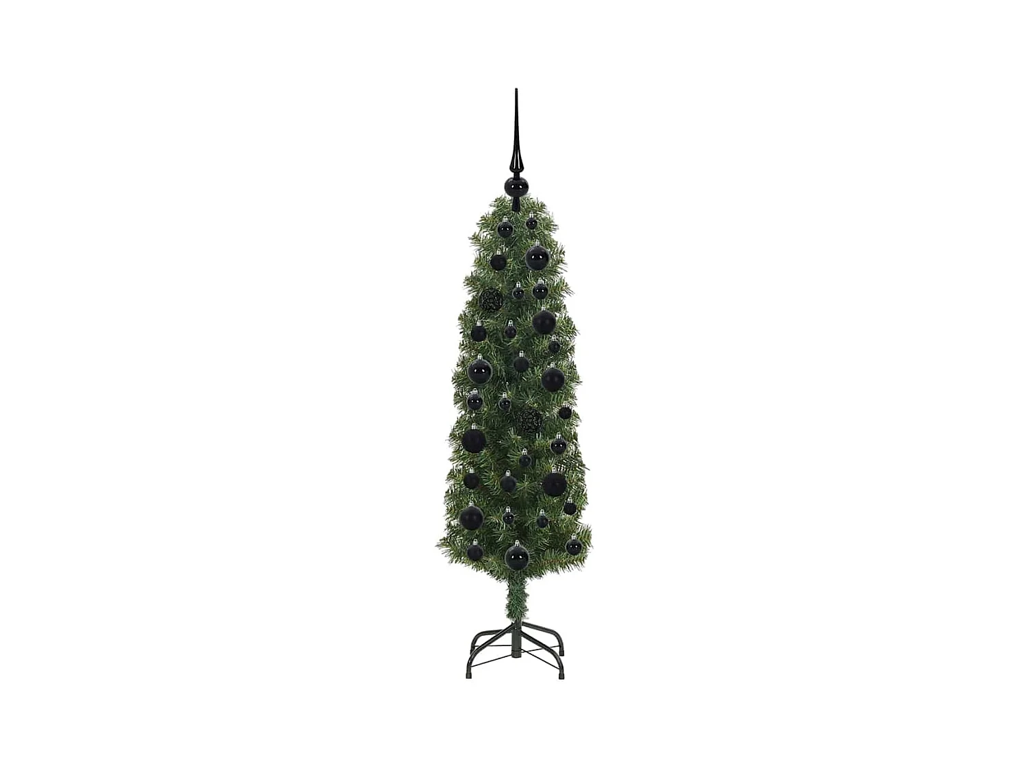 Árvore de Natal Artificial Verde 120 cm PVC e Aço e Plástico
