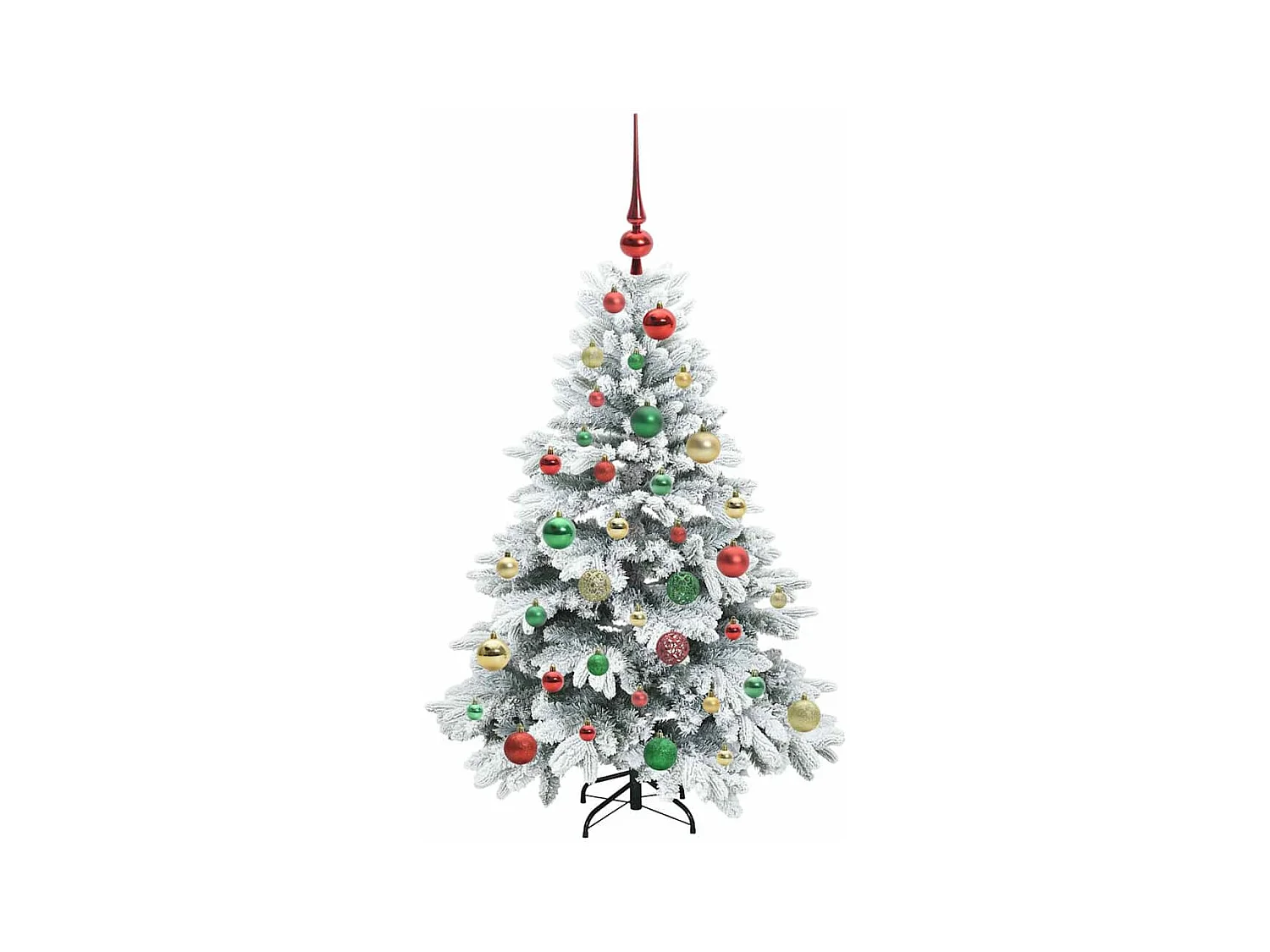 Árbol de Navidad artificial con 150 LED Verde 120 cm PE y PVC