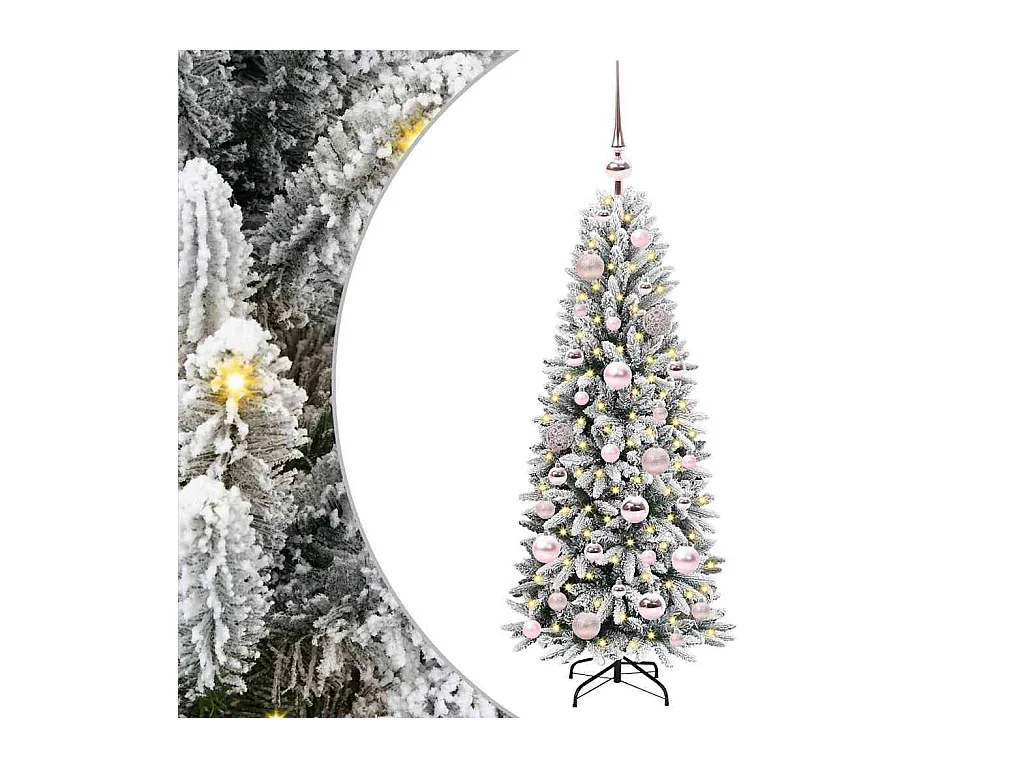 Árbol de Navidad artificial con 150 LED 53 x 53 x 120 cm