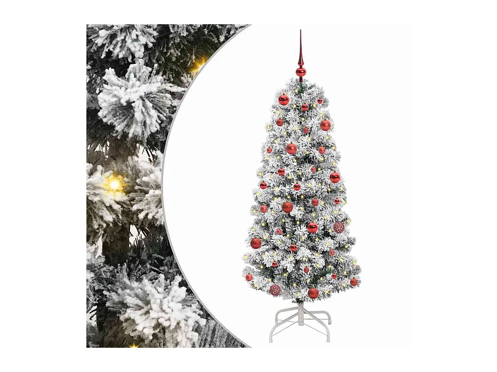 Árbol de Navidad artificial con ramas articuladas 150 cm PVC
