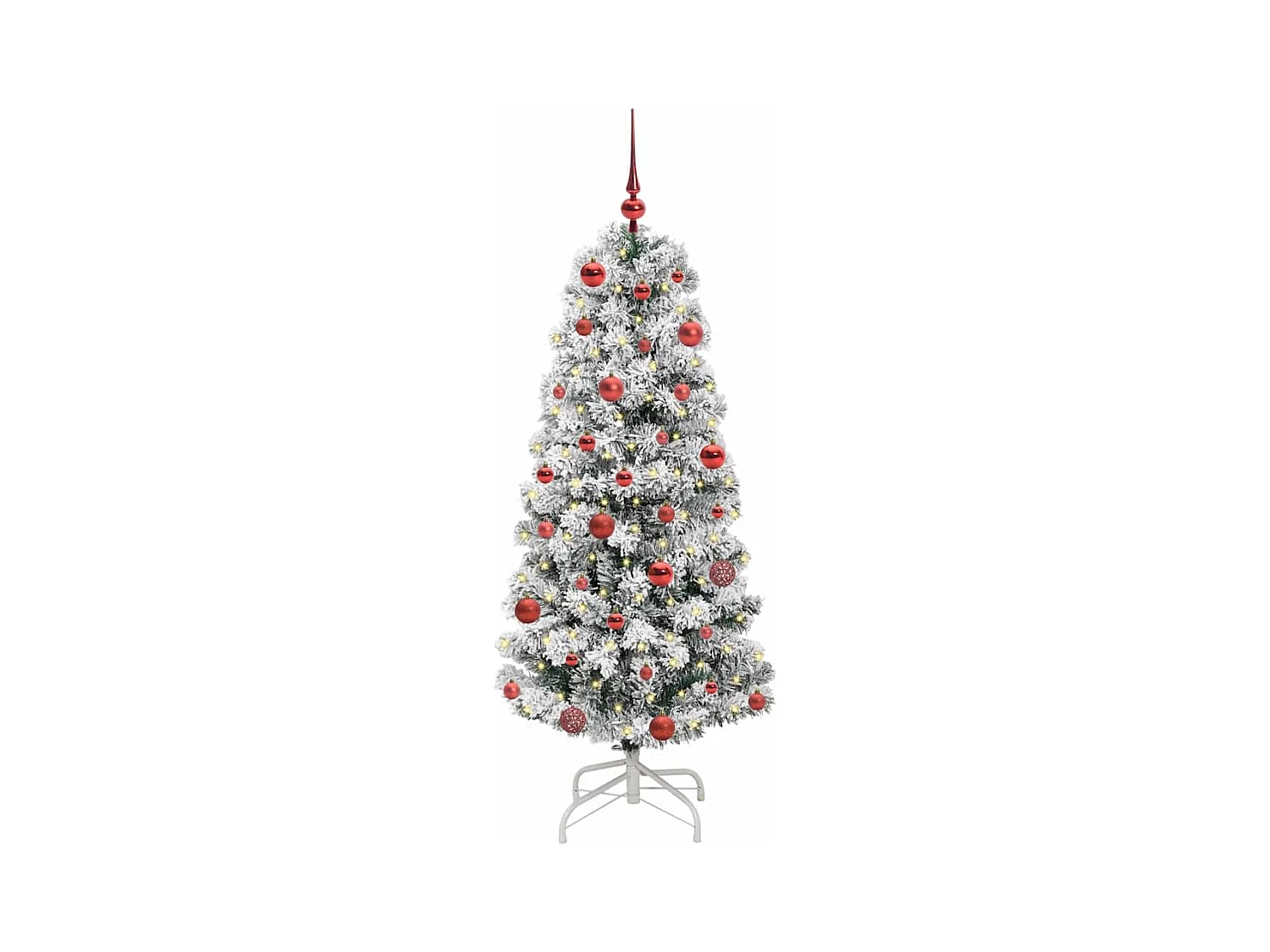 Árbol de Navidad artificial con ramas articuladas 150 cm PVC