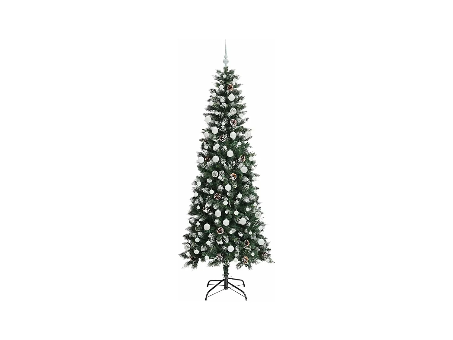 Árvore de Natal Artificial com 300 LEDs Verde 86 x 86 x 210 cm