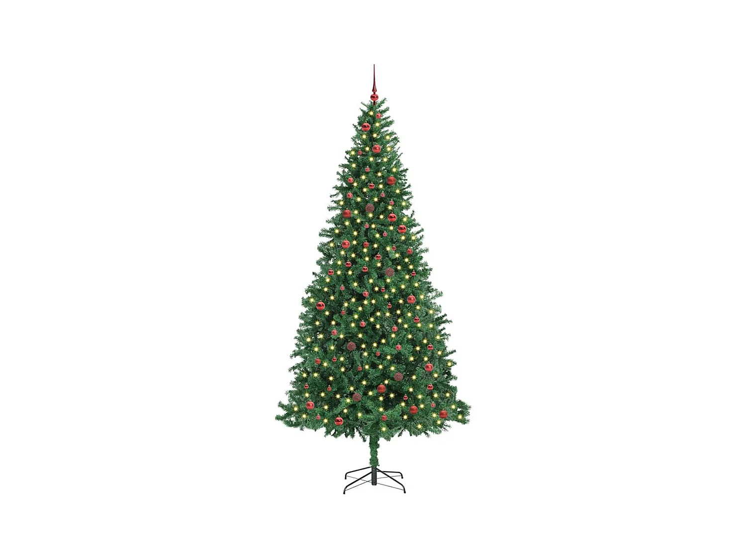 Árbol de Navidad artificial Verde 300 cm PVC y Metal y Plástico