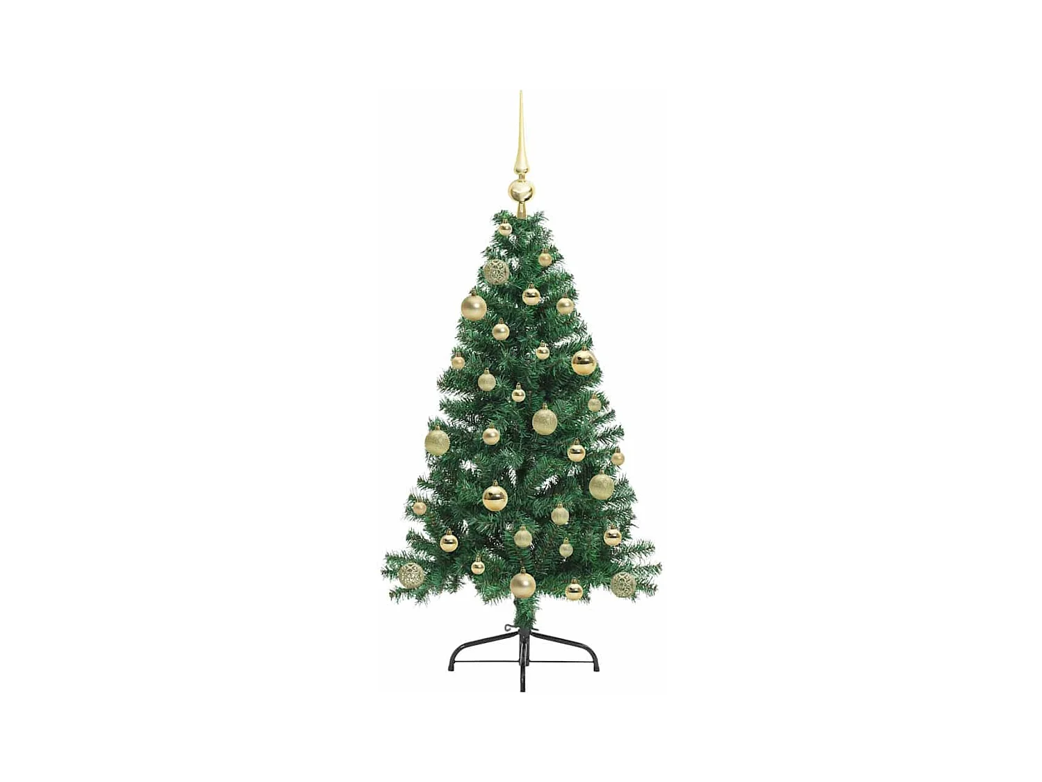 Árvore de Natal Artificial Pré-iluminada Verde 120 cm PVC