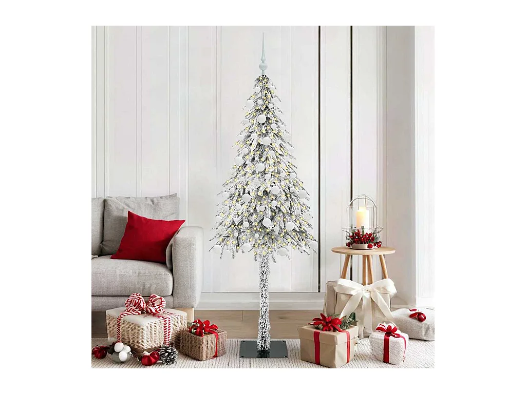 Kerstboom met 300 LED met standaard Wit 180 cm PE en Staal