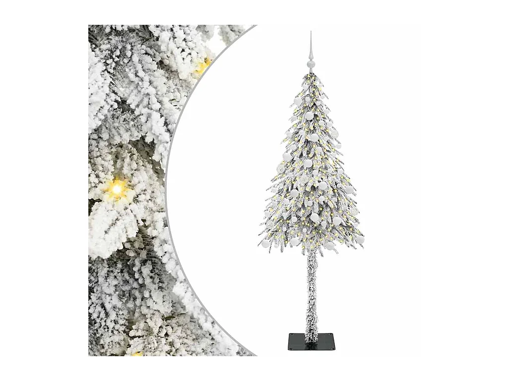 Kerstboom met 300 LED met standaard Wit 180 cm PE en Staal