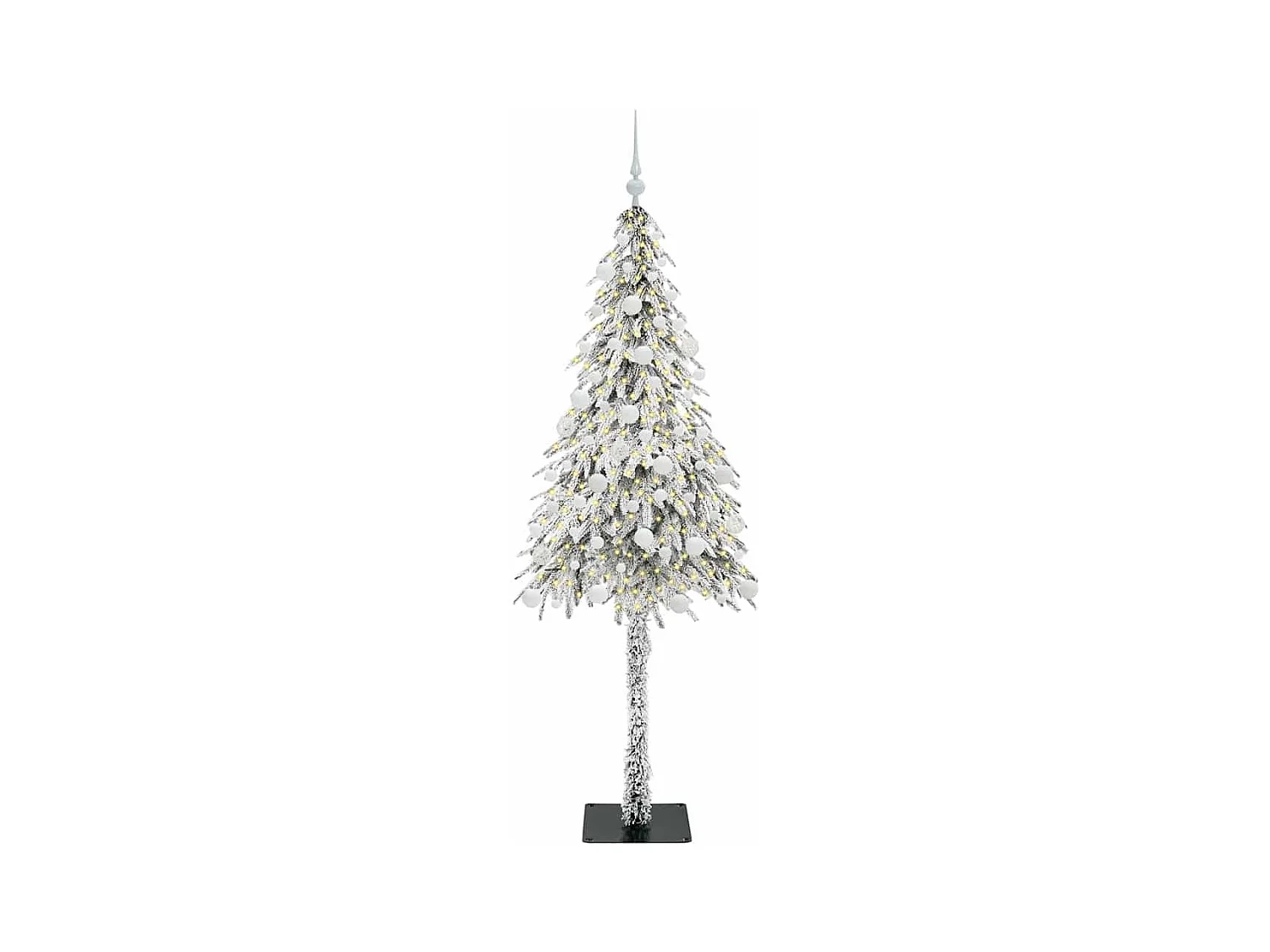Kerstboom met 300 LED met standaard Wit 180 cm PE en Staal