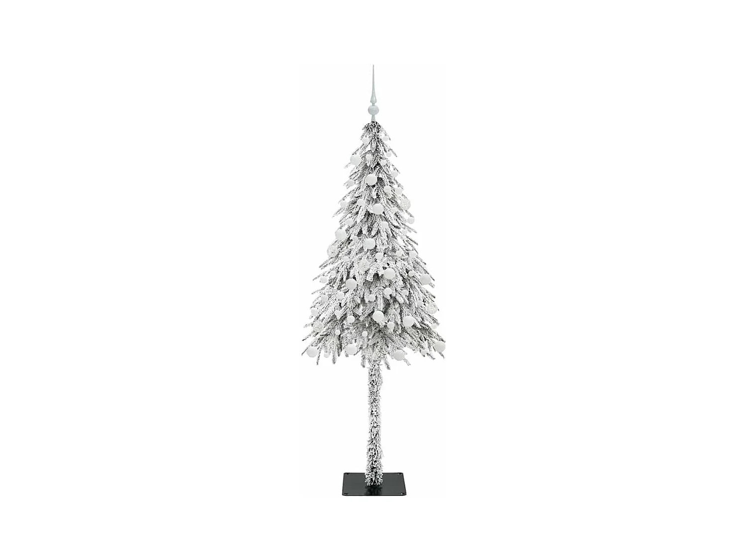 Kerstboom met 300 LED met standaard Wit 180 cm PE en Staal