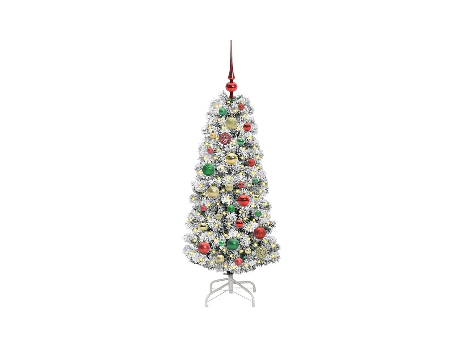 Árbol de Navidad artificial con ramas articuladas 120 cm PVC