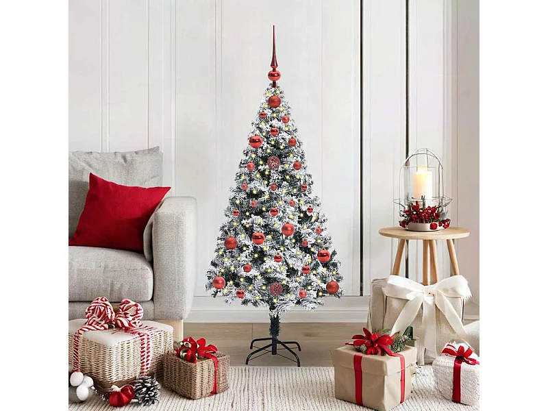 Sapin de Noël artificiel Vert 120 cm PVC, Acier et Plastique