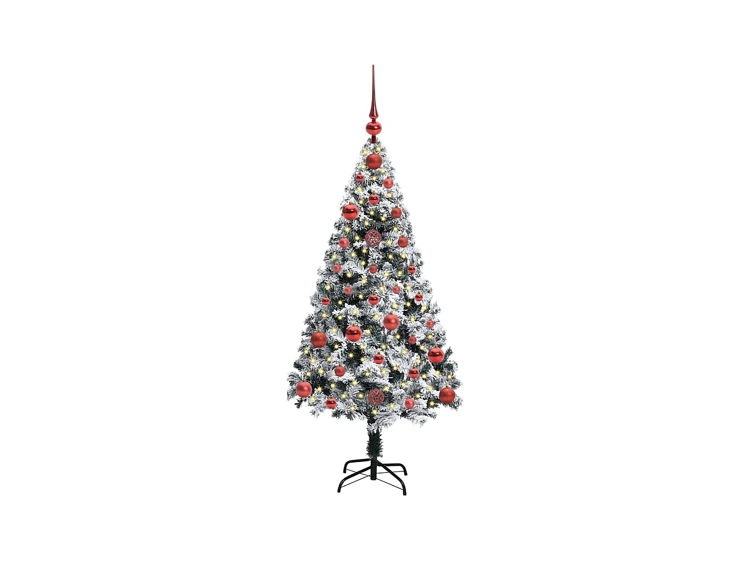 Sapin de Noël artificiel Vert 120 cm PVC, Acier et Plastique