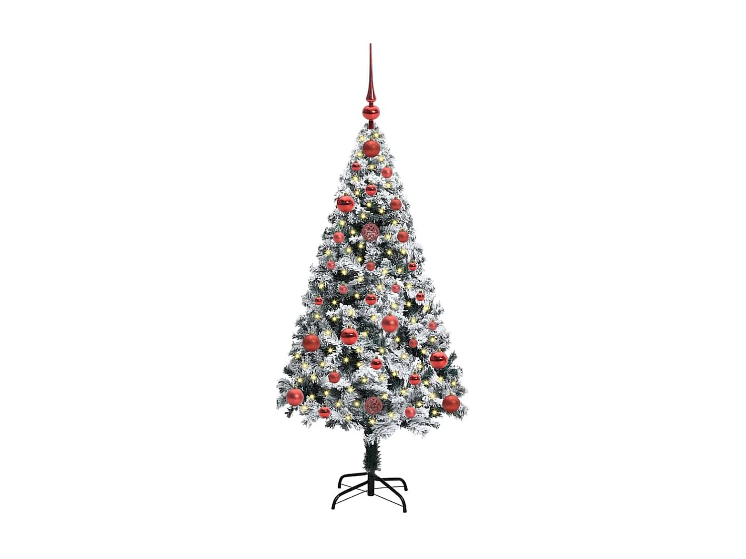 Sapin de Noël artificiel Vert 120 cm PVC, Acier et Plastique