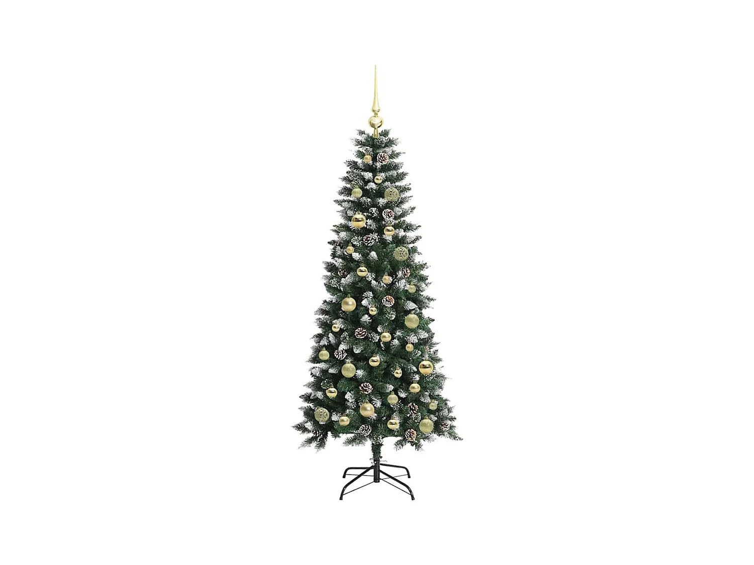 Árbol de Navidad artificial con 150 LED Verde 66 x 66 x 150 cm
