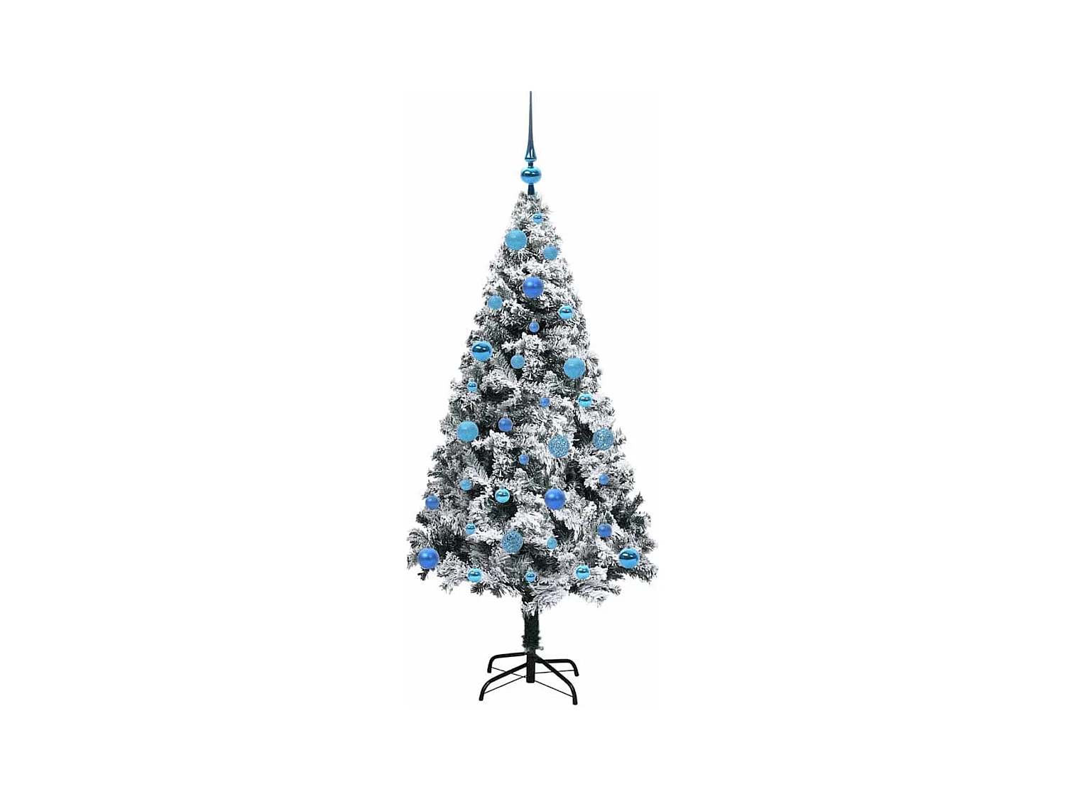 Sapin de Noël artificiel Vert 150 cm PVC, Acier et Plastique