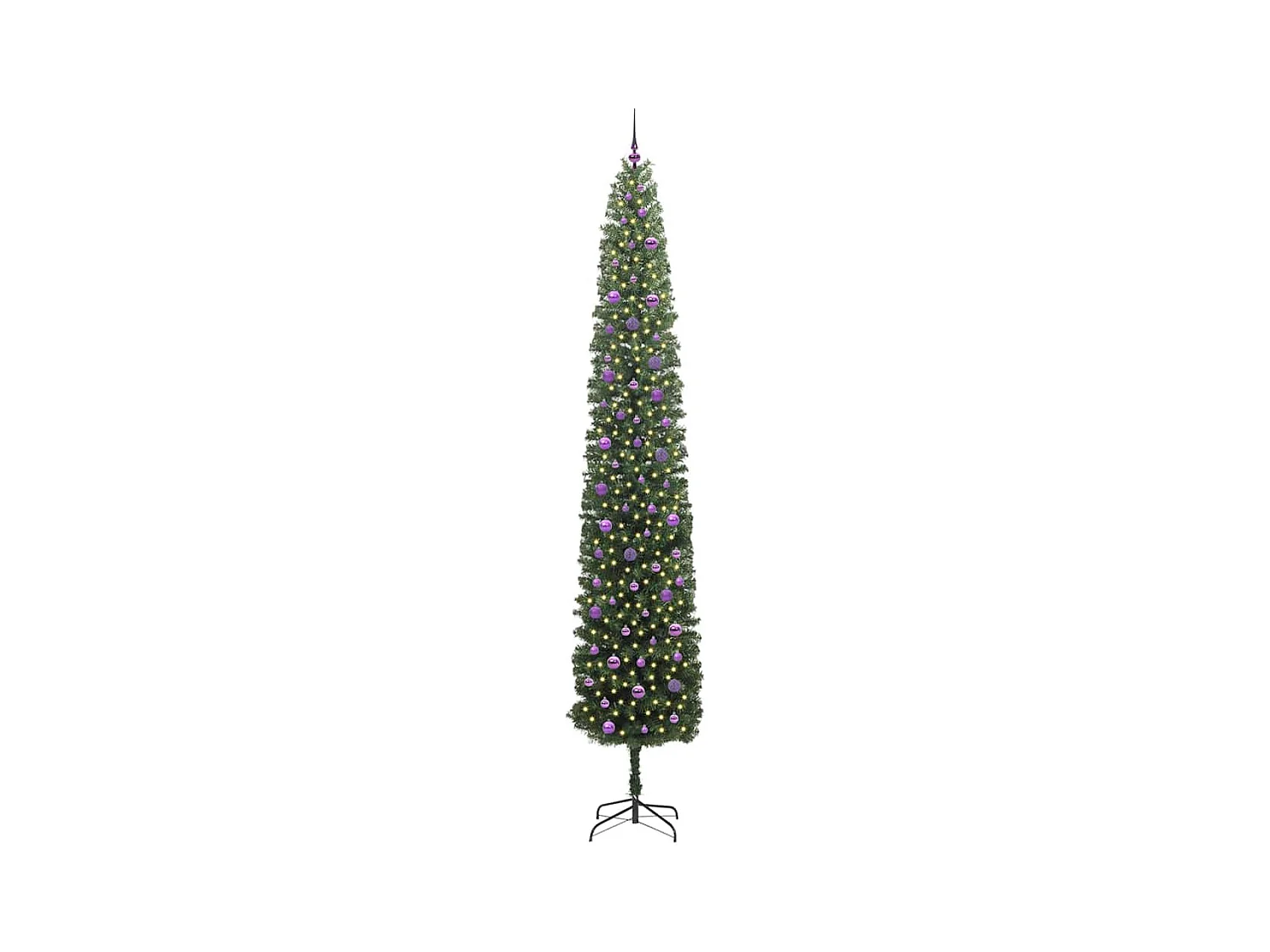 Sapin de Noël artificiel Vert 300 cm PVC et acier et plastique