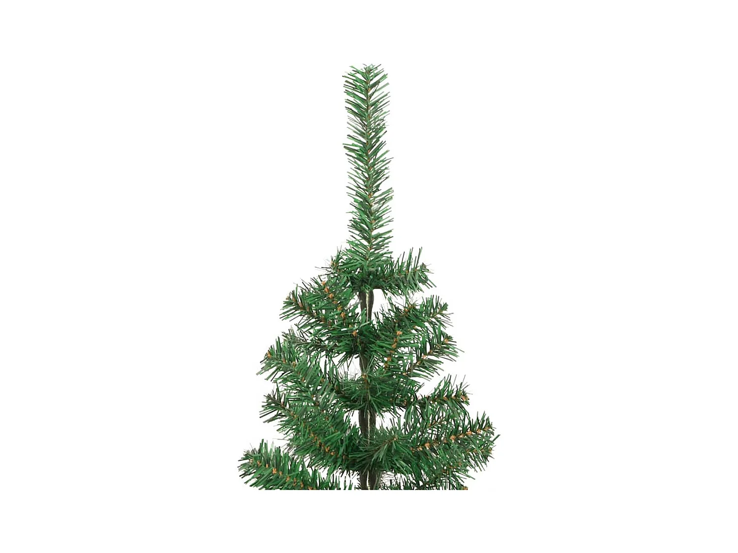 Árbol de Navidad con 150 LED con soporte Verde 120 cm PVC