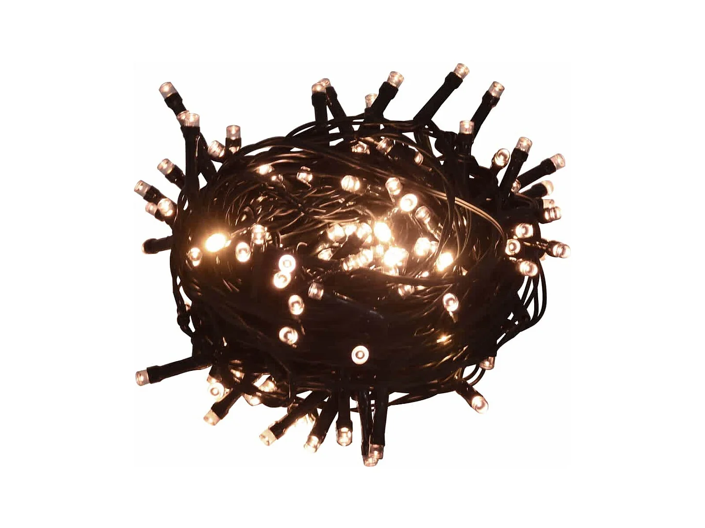 Kunstkerstboom met decoratieve touwlichten Groen 400 cm PVC